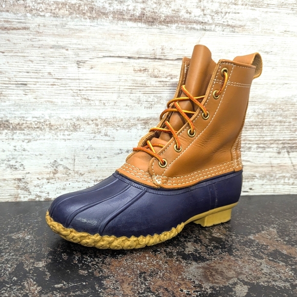 Womens L.L. Bean Duck Boots Sz 7 M Used Made in the USA Classic Winter Outdoor - Picture 1 of 8